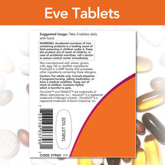 90x Multivitamin Tablets for Women's - Eve NOW Foods