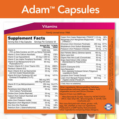 90x Multivitamin Veg Capsules for Men's - Adam NOW Foods