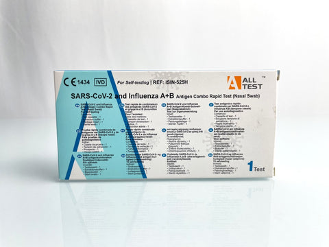 Combo Test Covid + Influenza A/B Nasal Swab