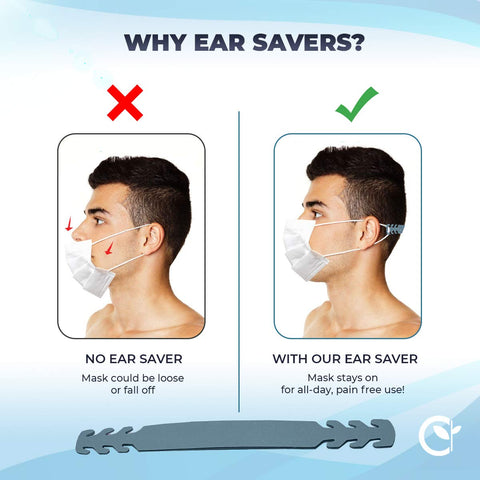 Pack of 4x Ear Mask Saver extender for Face Masks