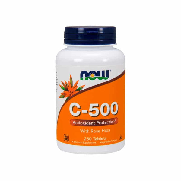 250x Vitamin C 500mg Tablets NOW Foods